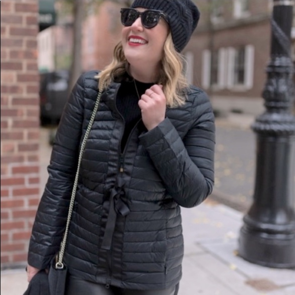J.McLaughlin Sm Down Black Puffer Jacket